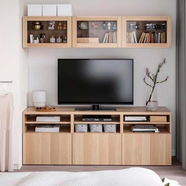 Гостиная Ikea Besta/Lappviken Модульная / Белый дуб photo 7 Гостиная Ikea Besta/Lappviken Модульная / Белый дуб photo 7