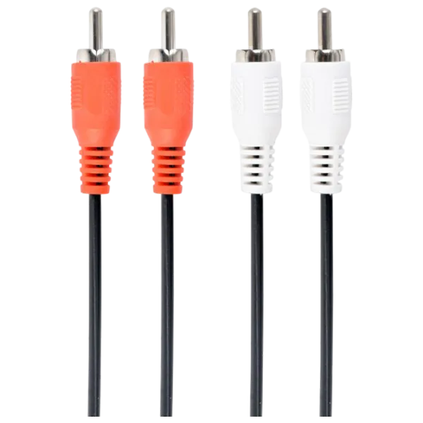 Cablu audio Gembird RCA + RCA 1.8 m / Black photo 1