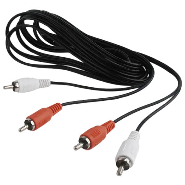 Cablu audio Gembird RCA + RCA 1.8 m / Black photo 3