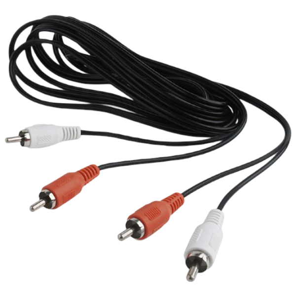 Cablu audio Gembird RCA + RCA 1.8 m / Black photo 3