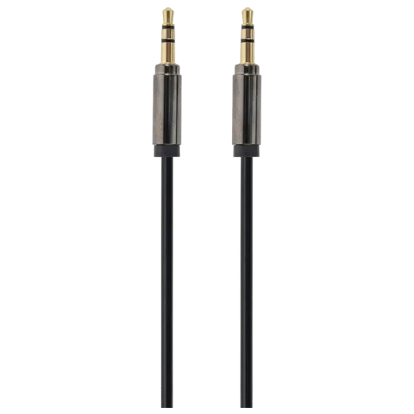 Cablu audio Cablexpert 3.5 mm + 3.5 mm 1.8 m / Black photo 1