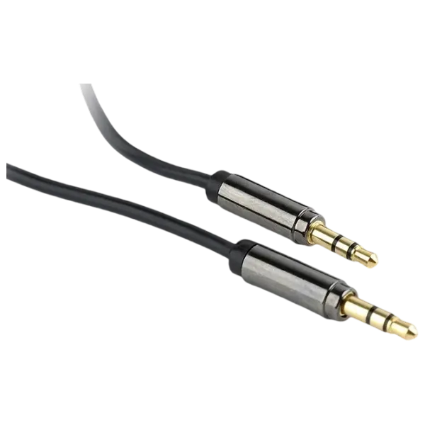 Cablu audio Cablexpert 3.5 mm + 3.5 mm 1 m / Black photo 2