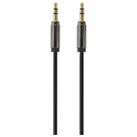 Cablu audio Cablexpert 3.5 mm + 3.5 mm 0.75 m / Black