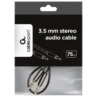 Аудио кабель Cablexpert 3.5 mm + 3.5 mm 0.75 м / Черный photo 4