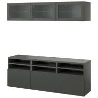 Гостиная Ikea Besta Модульная / Dark grey