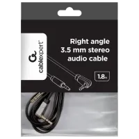Аудио кабель Cablexpert 3.5 mm + 3.5 mm 1.8 м / Черный photo 2
