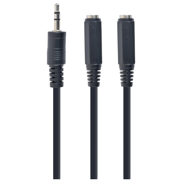 Cablu audio Cablexpert 3.5 mm + 3.5 mm 0.12 m / Black photo 1 Cablu audio Cablexpert 3.5 mm + 3.5 mm 0.12 m / Black photo 1
