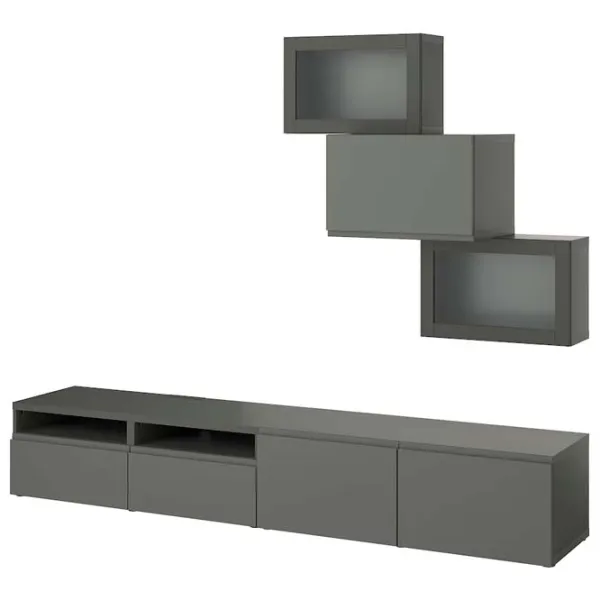 Living Ikea Besta Modulară / Dark grey photo 1 Living Ikea Besta Modulară / Dark grey photo 1