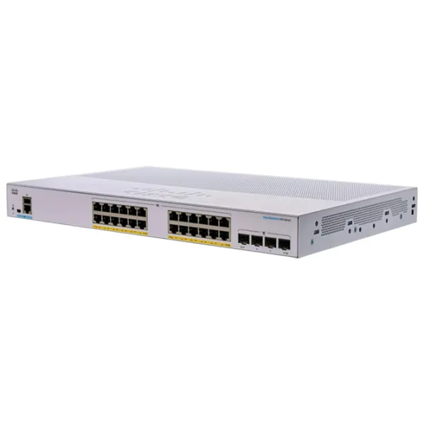 Коммутатор Cisco CBS250-24FP-4X Серый photo 1