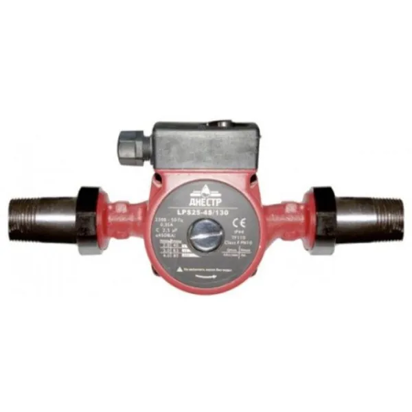 Pompă de circulație Dnestr MPN LPS25-4S/130 Metal / Red photo 1