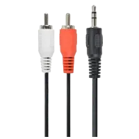 Аудио кабель Cablexpert 3.5 mm + RCA 0.2 м / Черный