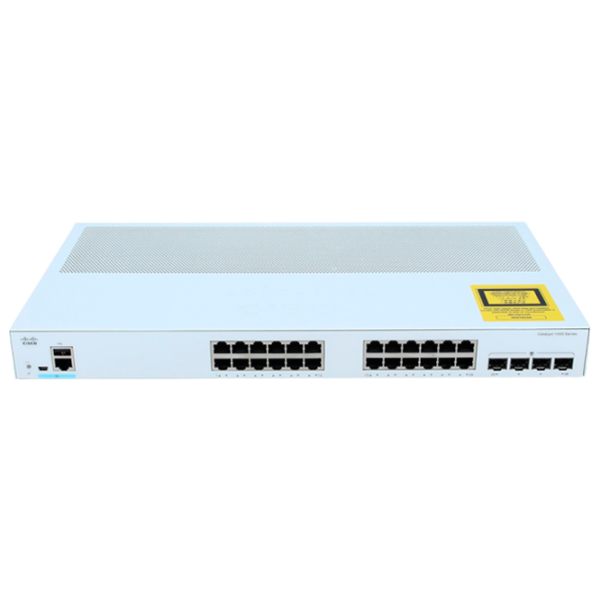 Коммутатор Cisco CBS350-24P-4X Белый photo 1