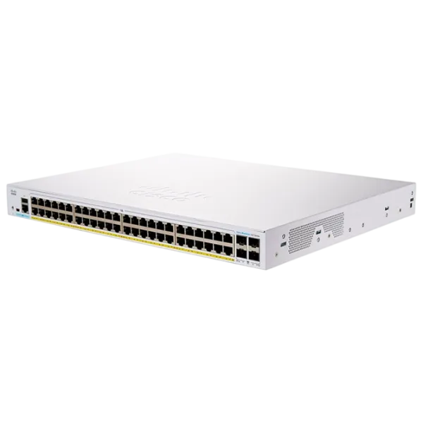 Коммутатор Cisco CBS350-48FP-4X Светло Серый photo 1