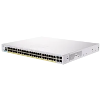 Коммутатор Cisco CBS350-48FP-4X Светло Серый