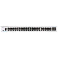Switch Cisco CBS350-48FP-4X Light Gray photo 2