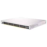 Коммутатор Cisco CBS350-48P-4X Светло Серый