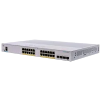 Коммутатор Cisco CBS250-24P-4X Светло Серый