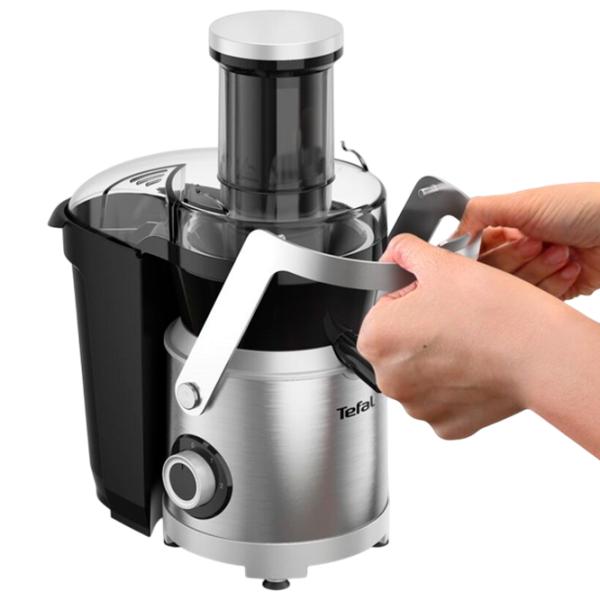 Storcator de fructe Tefal ZE660D10 Centrifugă / 1000 W / Silver Black photo 5