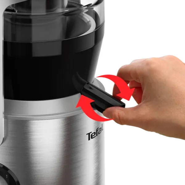 Storcator de fructe Tefal ZE660D10 Centrifugă / 1000 W / Silver Black photo 6