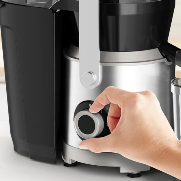 Storcator de fructe Tefal ZE660D10 Centrifugă / 1000 W / Silver Black photo 10