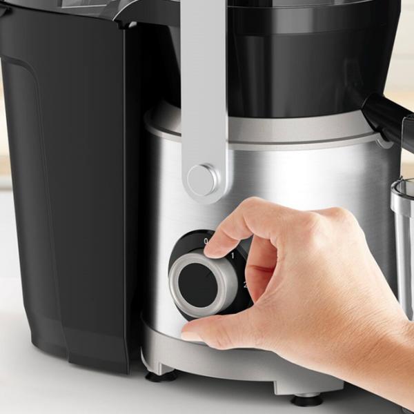 Storcator de fructe Tefal ZE660D10 Centrifugă / 1000 W / Silver Black photo 10