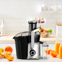 Storcator de fructe Tefal ZE660D10 Centrifugă / 1000 W / Silver Black photo 13