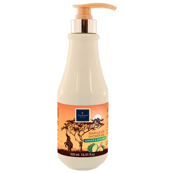Gel de duș Famirel Marula Oil Ginger & Bergamot Pentru ea photo 1 Gel de duș Famirel Marula Oil Ginger & Bergamot Pentru ea photo 1