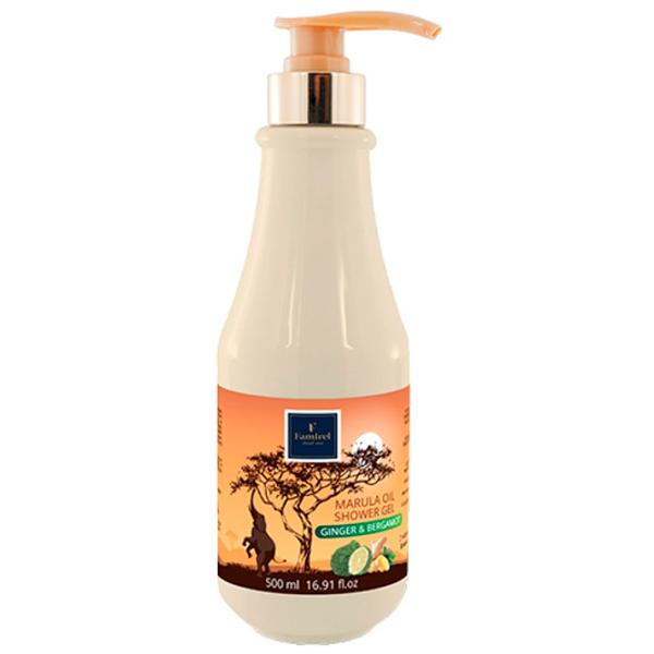 Gel de duș Famirel Marula Oil Ginger & Bergamot Pentru ea photo 1 Gel de duș Famirel Marula Oil Ginger & Bergamot Pentru ea photo 1