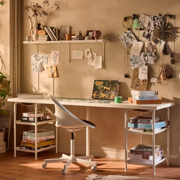 Masă de birou Ikea Lagkapten/Spand PAL/ White photo 2