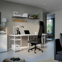 Masă de birou Ikea Lagkapten/Spand PAL/ White photo 3