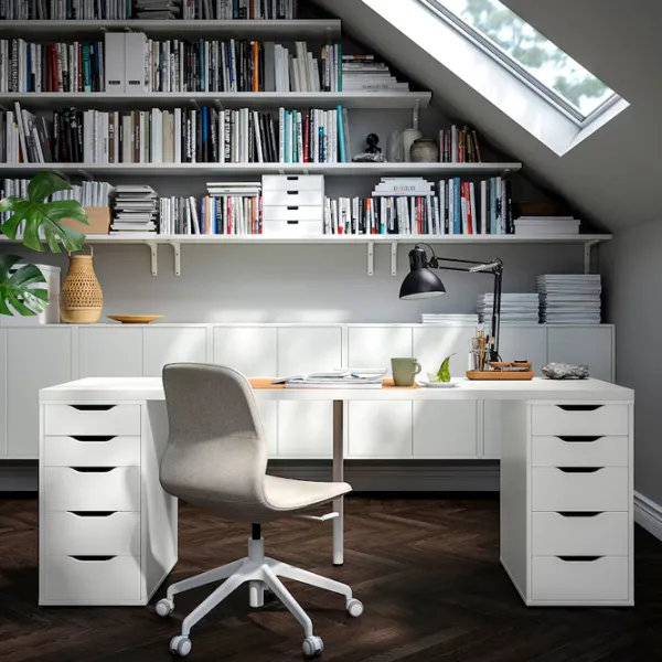 Masă de birou Ikea Lagkapten/Spand PAL/ White photo 8