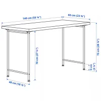 Офисный стол Ikea Lagkapten/Spand ДСП/ Дуб Сонома photo 5