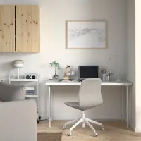 Офисный стол Ikea Lagkapten/Spand ДСП/ Белый photo 3