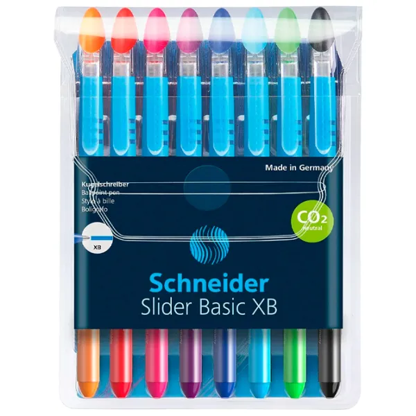 Set pixuri cu bila Schneider Slider Basic Cantitatea în set - 8 photo 1