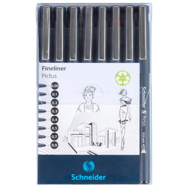 Set de pixuri Schneider Fineliner Pictus Cantitatea în set - 8 photo 1