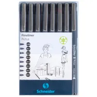 Набор ручек Schneider Fineliner Pictus Количество в наборе - 8