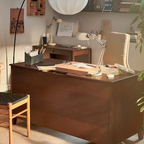 Офисный стол Ikea Idanas ДСП/ Коричневый photo 4