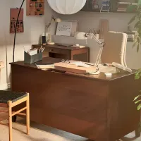 Офисный стол Ikea Idanas ДСП/ Коричневый photo 4