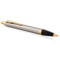 Ручка шариковая Parker IM Royal Standard Brushed Metal GT Количество в наборе - 1 photo 2