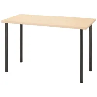 Masă de birou Ikea Mittcirkel/Adils PAL/ Stejar Sonoma