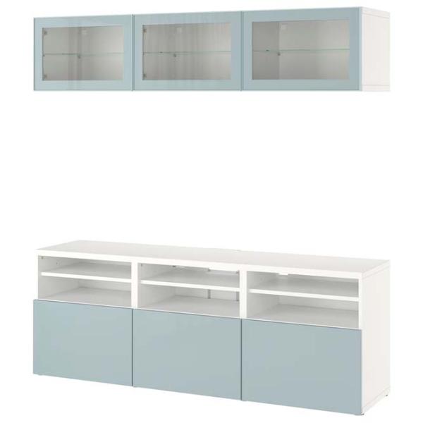 Гостиная Ikea Besta Модульная / White photo 1 Гостиная Ikea Besta Модульная / White photo 1
