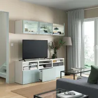 Гостиная Ikea Besta Модульная / White photo 2
