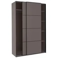 Шкаф Ikea Pax/Mehamn 150 x 66см x 236 / ДСП / Темно серый photo 2