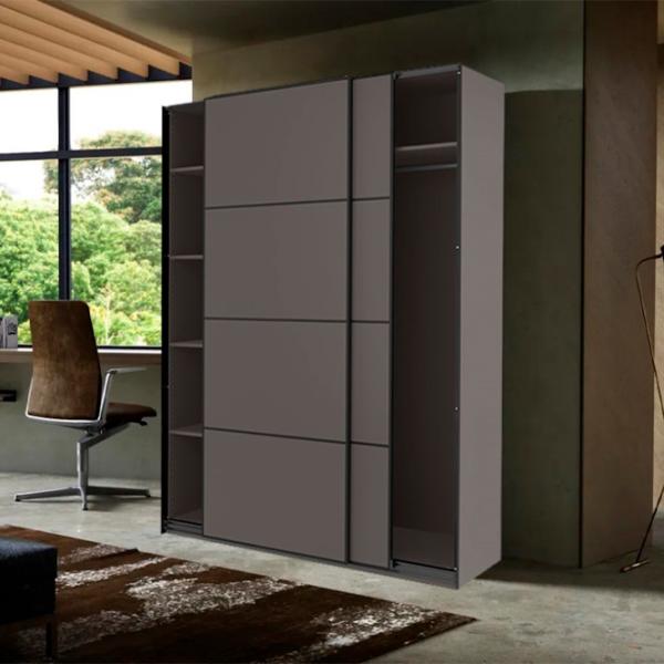 Dulap Ikea Pax/Mehamn 150 x 66 x 236 / DSP / Gri închis photo 3