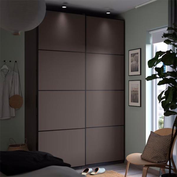 Dulap Ikea Pax/Mehamn 150 x 66 x 236 / DSP / Gri închis photo 4