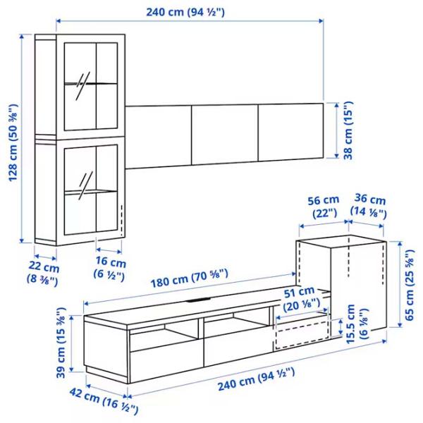 Living Ikea Besta Modulară / White photo 9 Living Ikea Besta Modulară / White photo 9