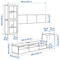 Living Ikea Besta Modulară / White photo 9