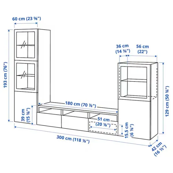 Living Ikea Besta Modulară / White photo 9 Living Ikea Besta Modulară / White photo 9