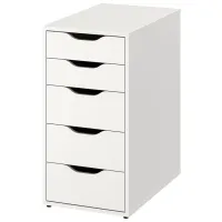 Masă de birou Ikea Mittcirkel/Alex MDF/ Stejar Sonoma photo 5