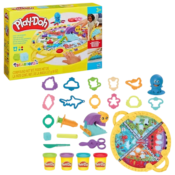 Настольная игра Hasbro Play-Doh Fold N Go Playmat  3+/ Развитие photo 1